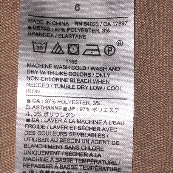 Banana Republic Long Length Maxi Skirt Size‎ 6 NEW champagne color - Picture 7 of 10